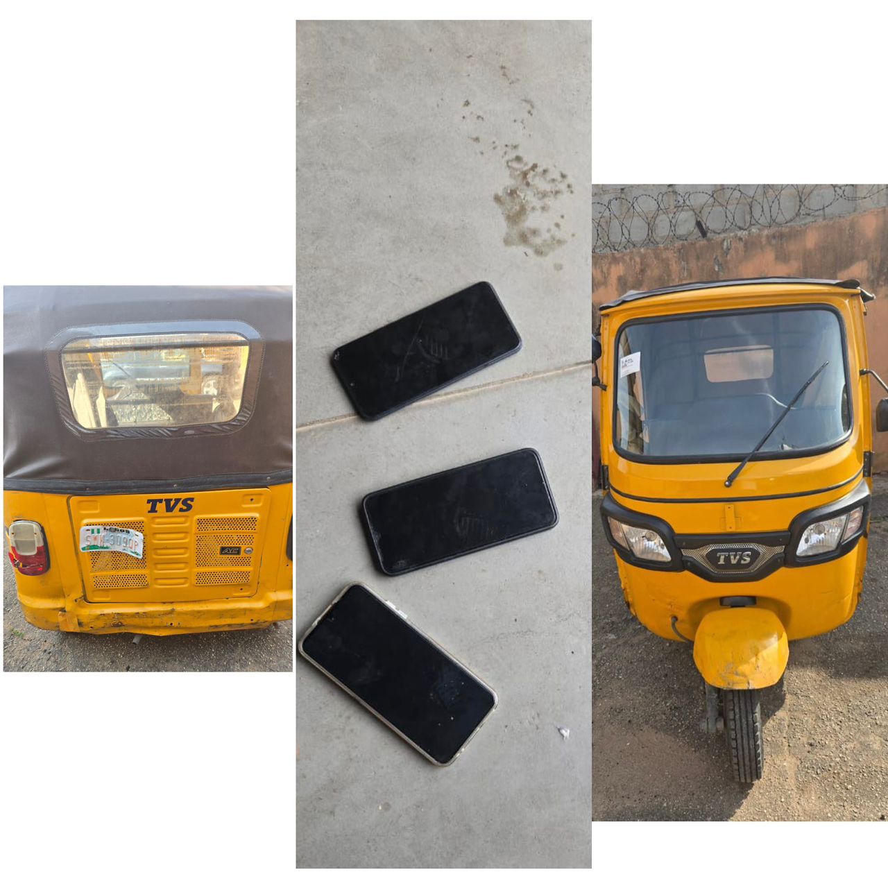 Lagos Police Smash ‘One Chance’ Gang, Recover Stolen Phones, Operational Tricycle

‎