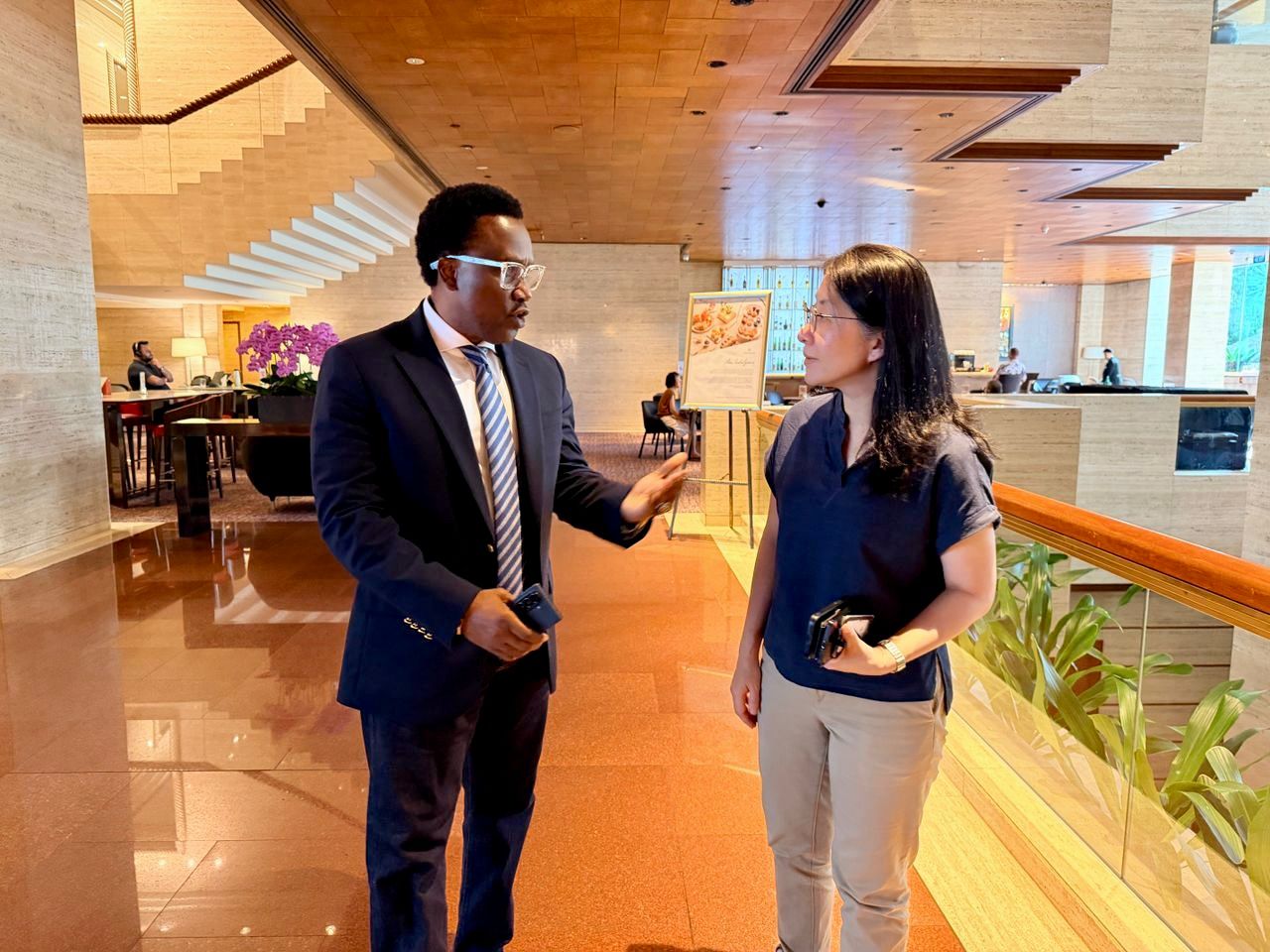 NiMet DG Anosike Meets KOH LI-NA, DG Meteorological Services of Singapore, on the Sidelines of Ecosperity Week 2026