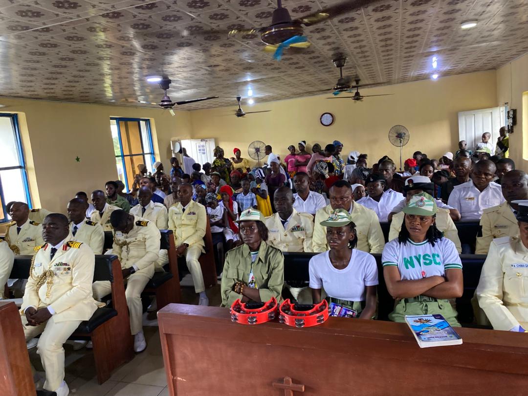 Nigerian Navy@70: FOB FORMOSO Holds Thanksgiving Service, Charges Personnel On Loyalty, Professionalism