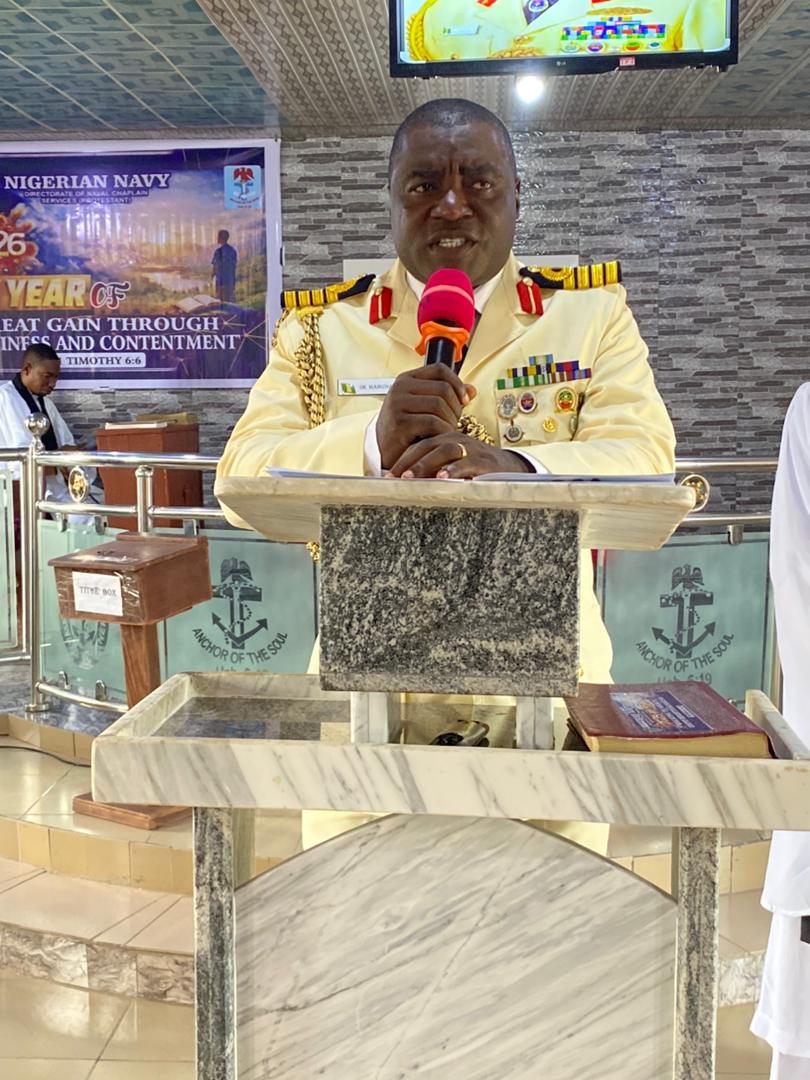 Nigerian Navy@70: FOB FORMOSO Holds Thanksgiving Service, Charges Personnel On Loyalty, Professionalism