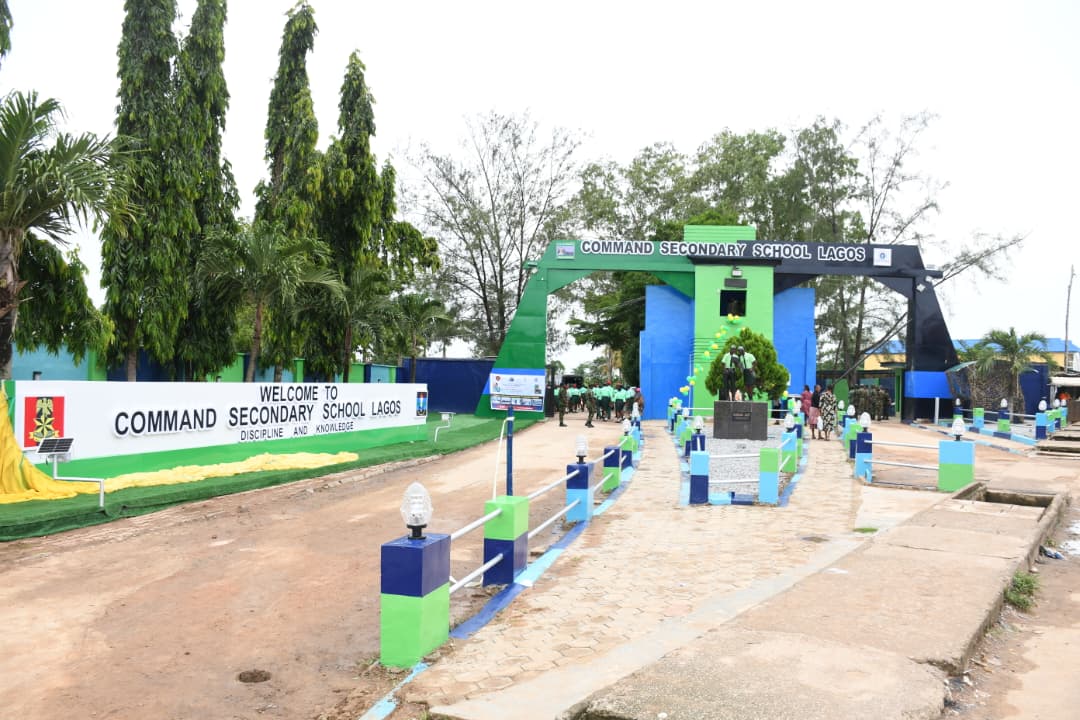 ‎Army Modernises Lagos Command School, Unveils Solar-Powered Security, CBT Facilities

‎