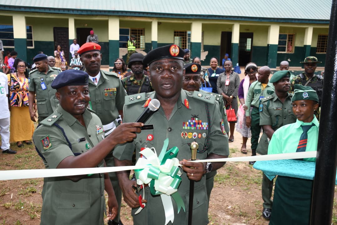 ‎Army Modernises Lagos Command School, Unveils Solar-Powered Security, CBT Facilities

‎