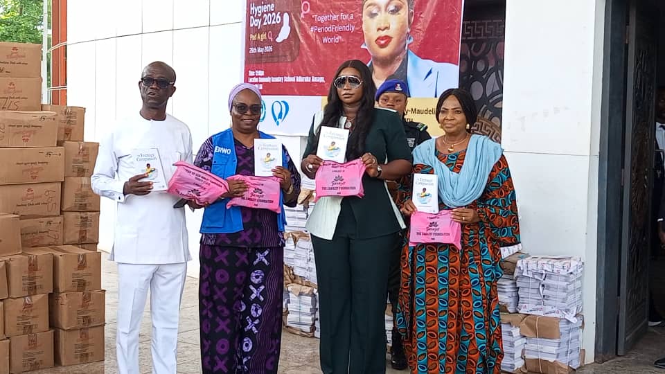 Ebonyi First Lady flags off “Pad a Girl Initiative” targeting 10,000 schoolgirls across the state.