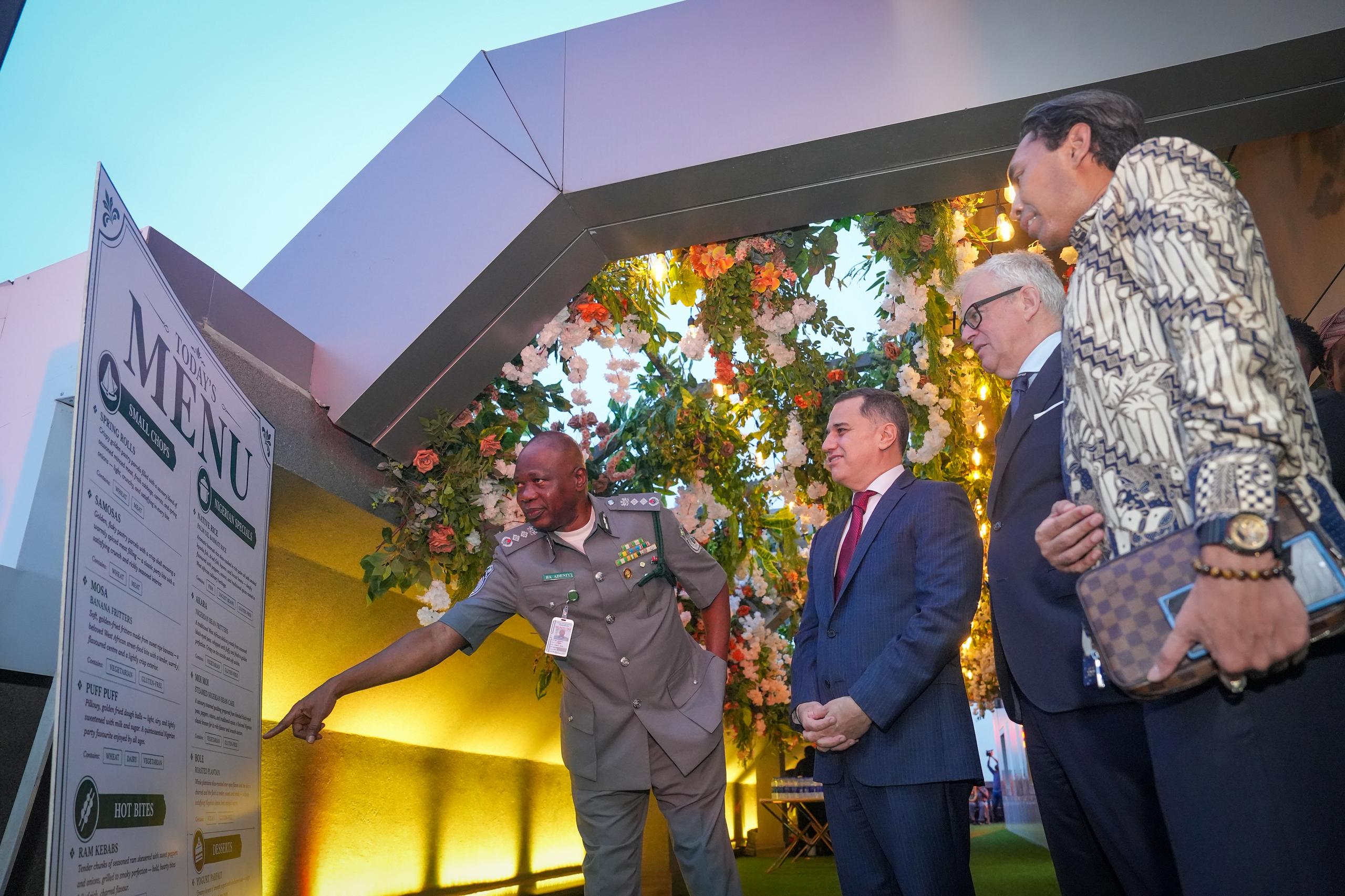 CGC Adeniyi Strengthens Global Partnerships at Customs Diplomatic Reception