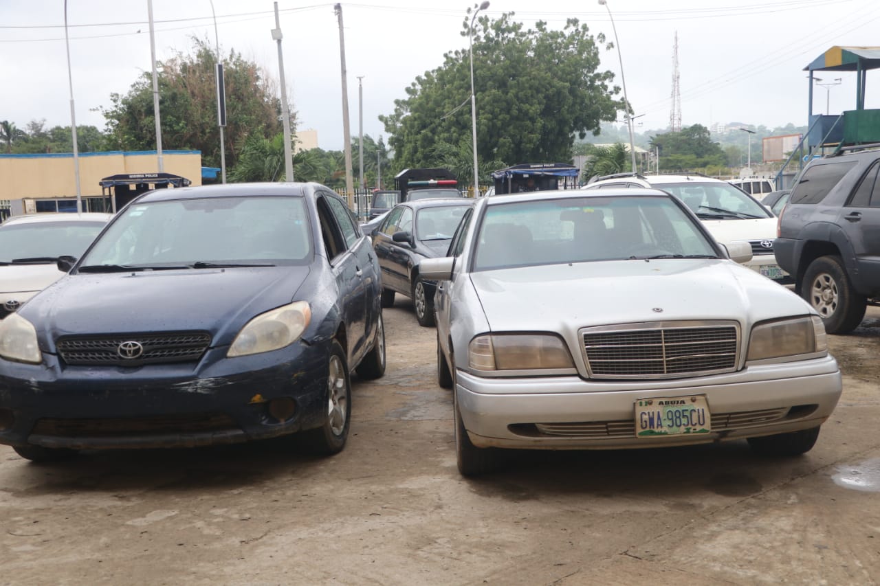 FCT police impound over 30 vehicles as enforcement of tinted glass ban begins again