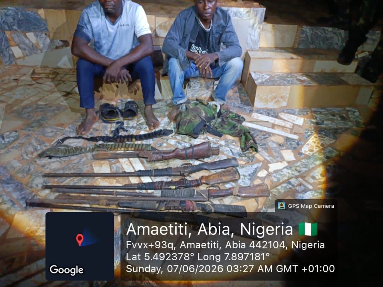 Troops Arrest Three Suspected Arms Dealers, Recover Weapons In Abia Community