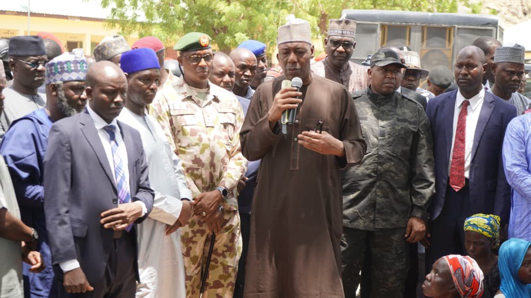 Zulum commends Tinubu for securing release of 434 Ngoshe captives
