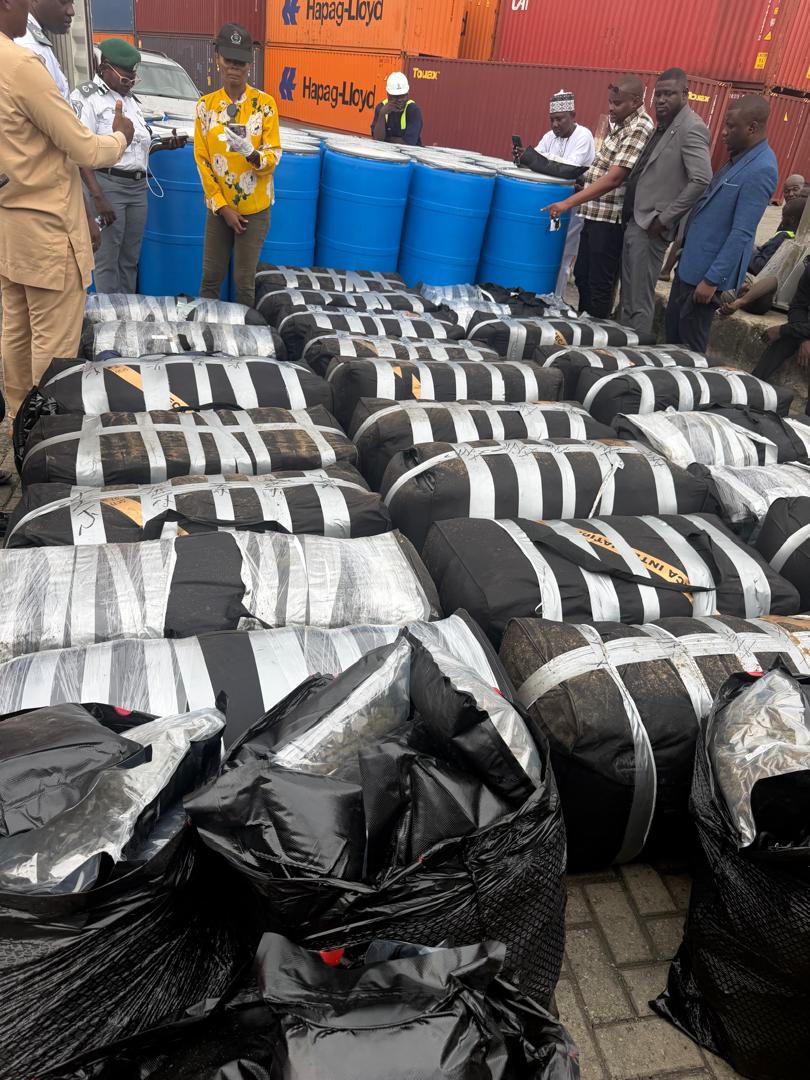 Apapa Customs Intercepts 1.8 Tonnes of ‘Canadian Loud’, Seizes Expired Drugs Worth ₦12.8bn

