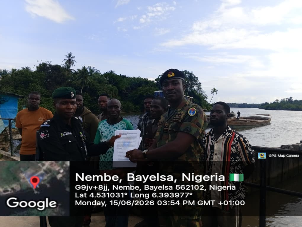 Navy Intercepts Two Boats Loaded with Illegally Mined Black Sand, Arrests 13 Suspects in Bayelsa
