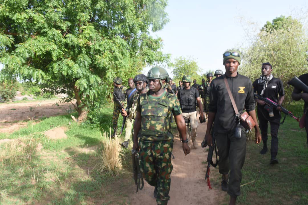 ‎Troops Rescue Kidnap Victim, Destroy Terrorist Hideouts in Katsina Forest

‎