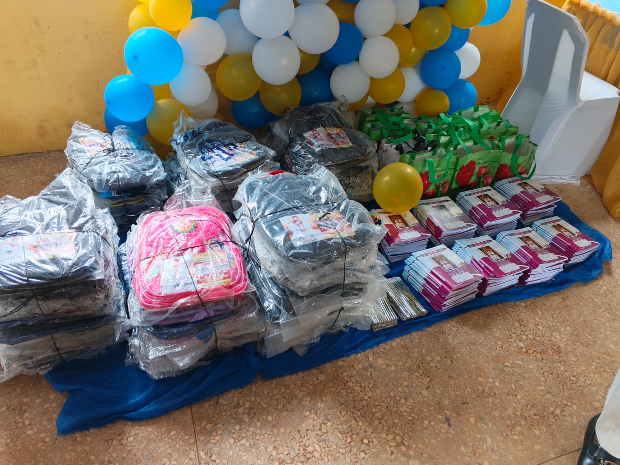 Obi of Ugboba Donates Internet-Enabled Computers, School Bags and Learning Materials to Ojeokpa Primary School to Mark Birthday