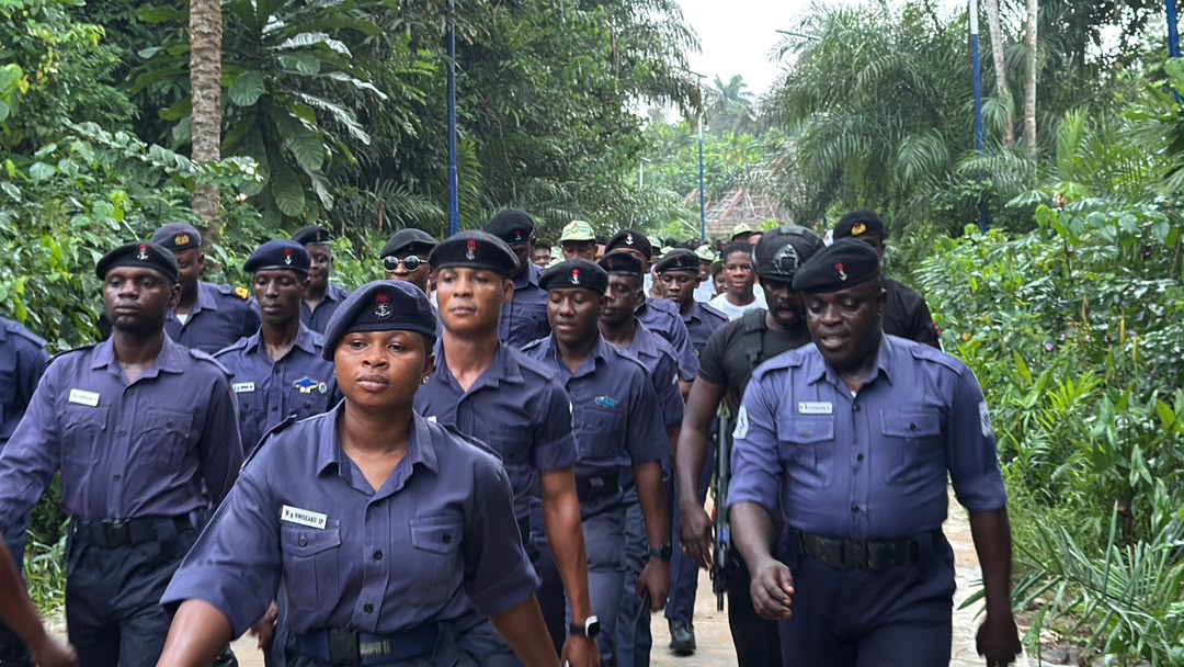 FOB FORMOSO Reinforces Operational Readiness With Route March Across Bayelsa Communities