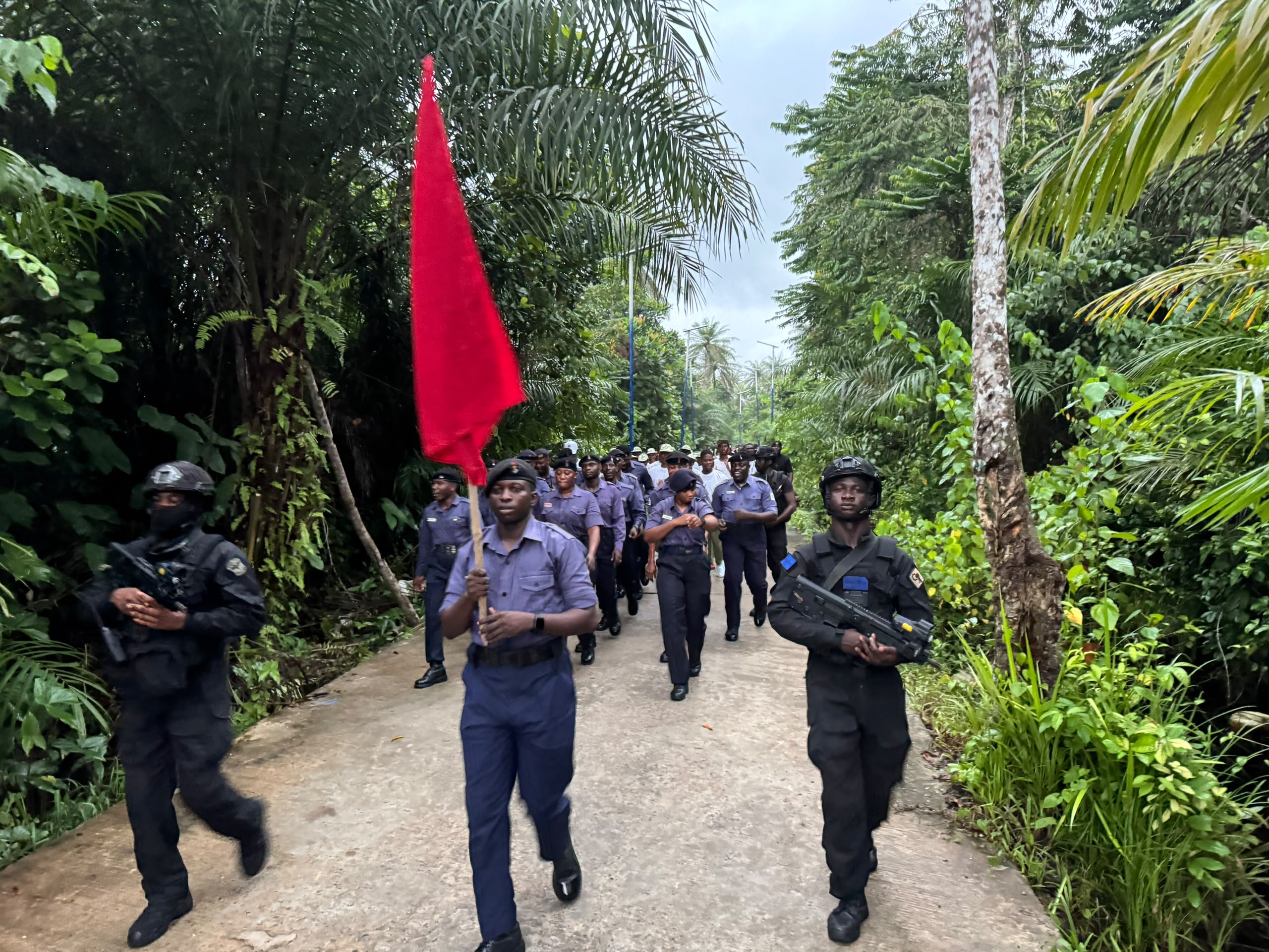 FOB FORMOSO Reinforces Operational Readiness With Route March Across Bayelsa Communities