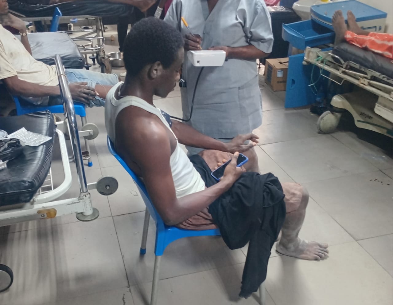 Nigerian Navy Rescues Victims From Alakija Building Collapse, Provides Emergency Medical Care