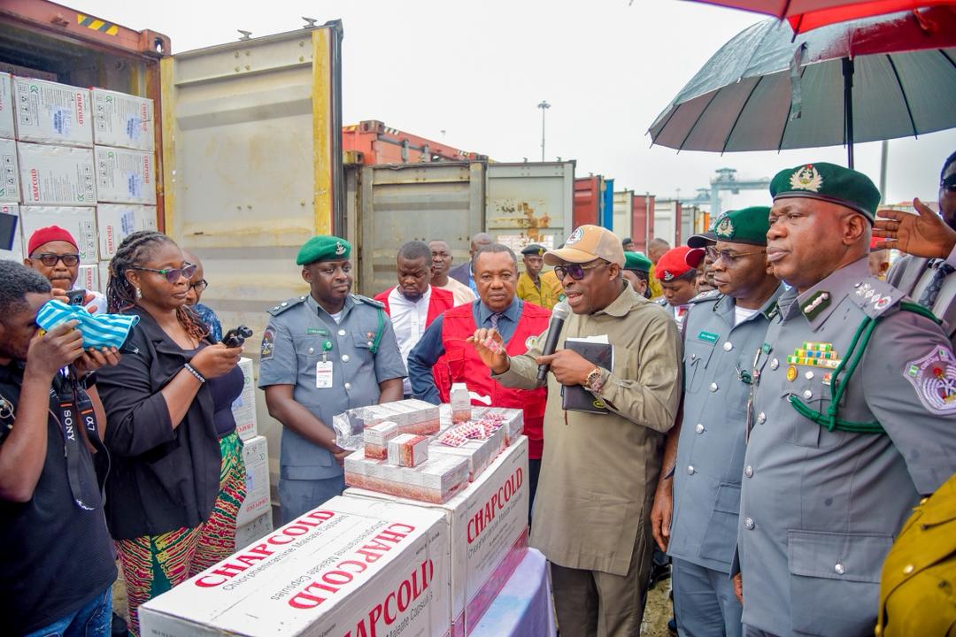 Customs Intercepts ₦53.39bn Drugs, Fake, Expired Medicines at Apapa, Warns Smugglers