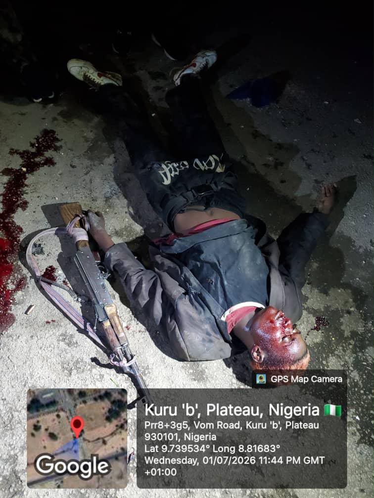 Troops Gun Down Suspected Berom Militia in Fresh Attack on NIPSS, Recover Rifle Stolen from Fallen Soldier