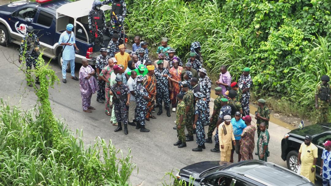 Security Chiefs Intensify Border Operations, Conduct Show of Force Along Ogun-Ondo Corridor