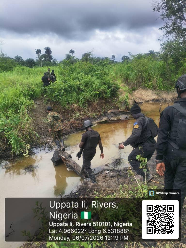 Nigerian Navy Dismantles Major Illegal Refining Hub, Recovers 205,680 Litres of Petroleum Products in Rivers