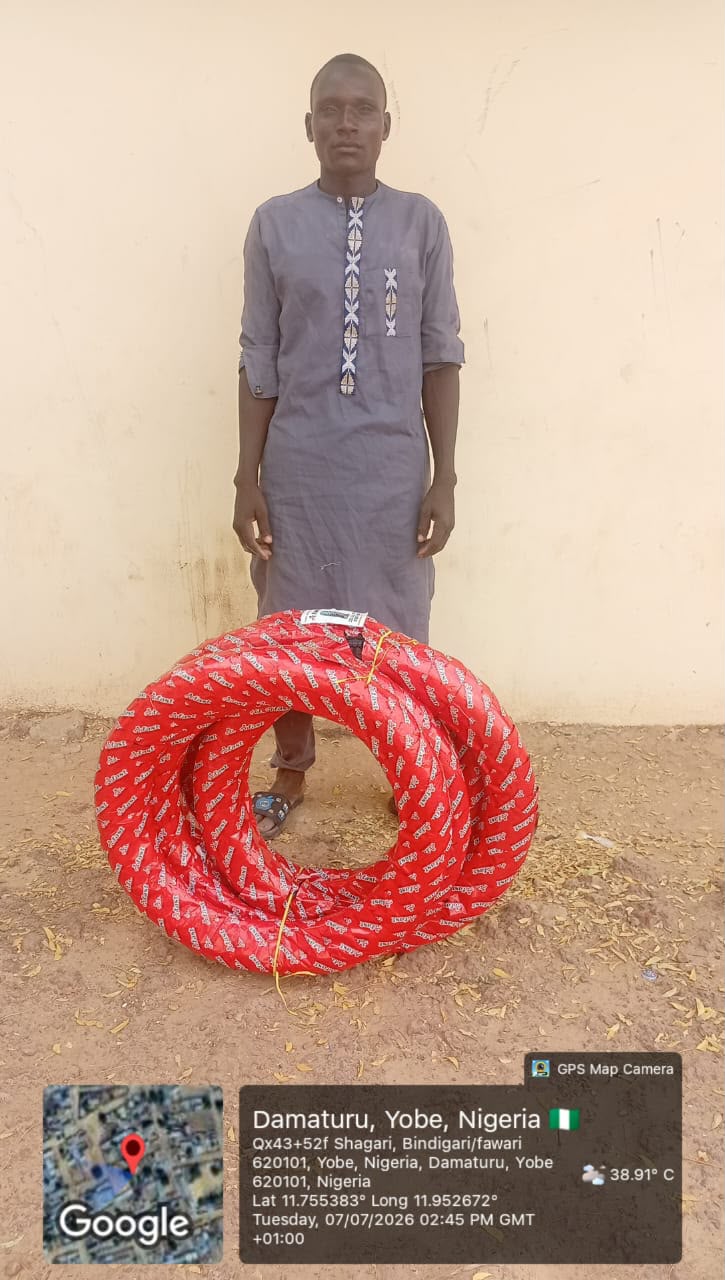 Troops Arrest Suspected Boko Haram Logistics Supplier with Motorcycle Tyres in Yobe
