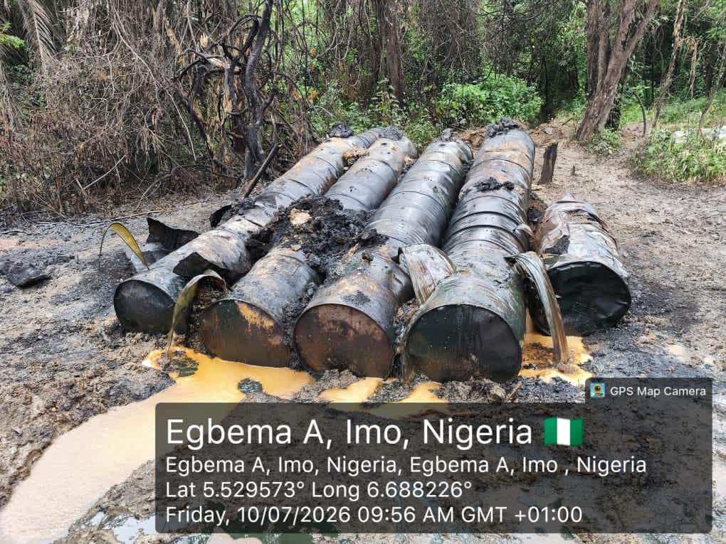 Navy Destroys Illegal Refineries, Recovers 43,000 Litres of Petroleum Products in Rivers
