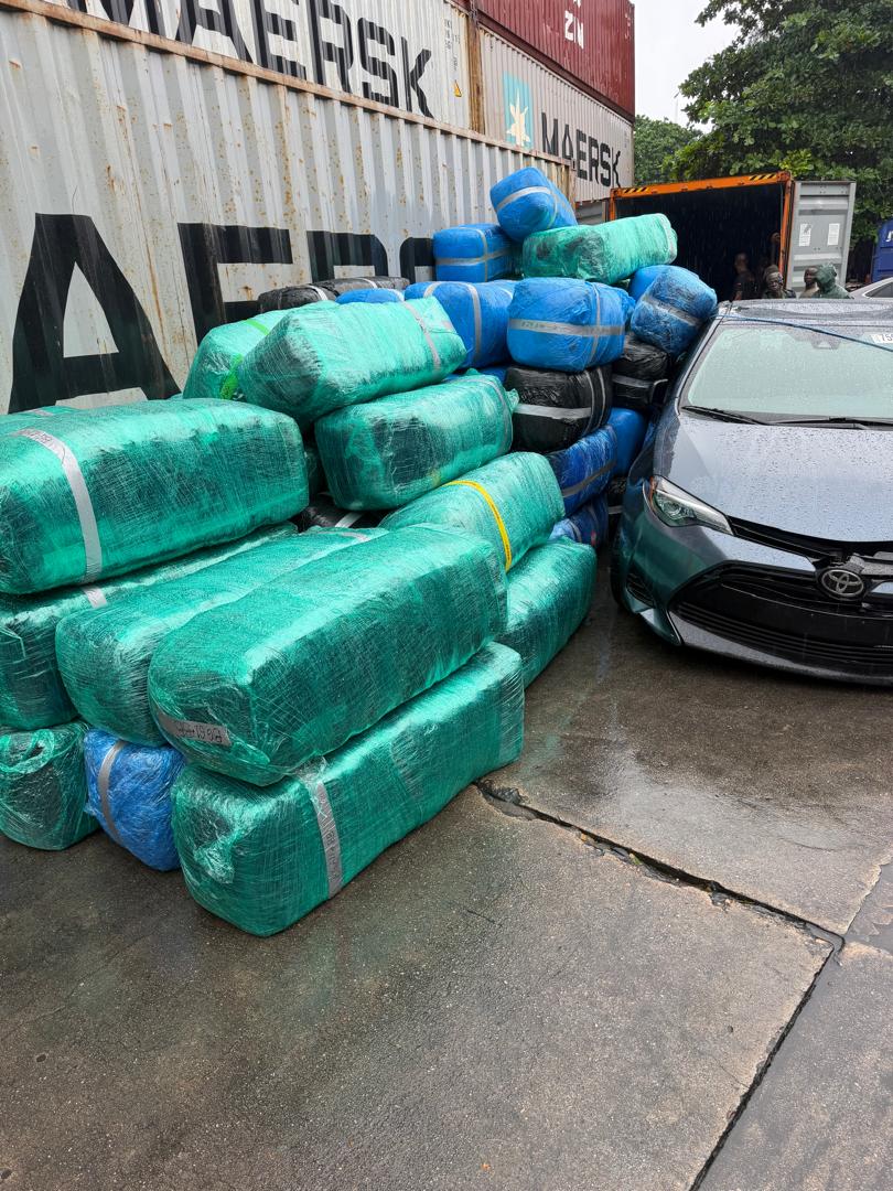 Customs Intercepts ₦26.5bn Cannabis Hidden in Imported Vehicles at Apapa Port
