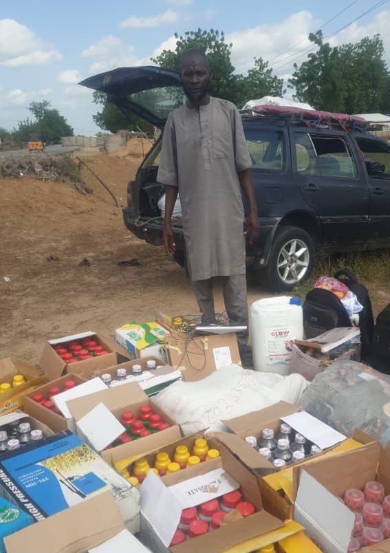 Troops Arrest Six Suspected Terrorist Logistics Suppliers, Recover Starlink Device, 202 Cartons of Herbicides in Borno
