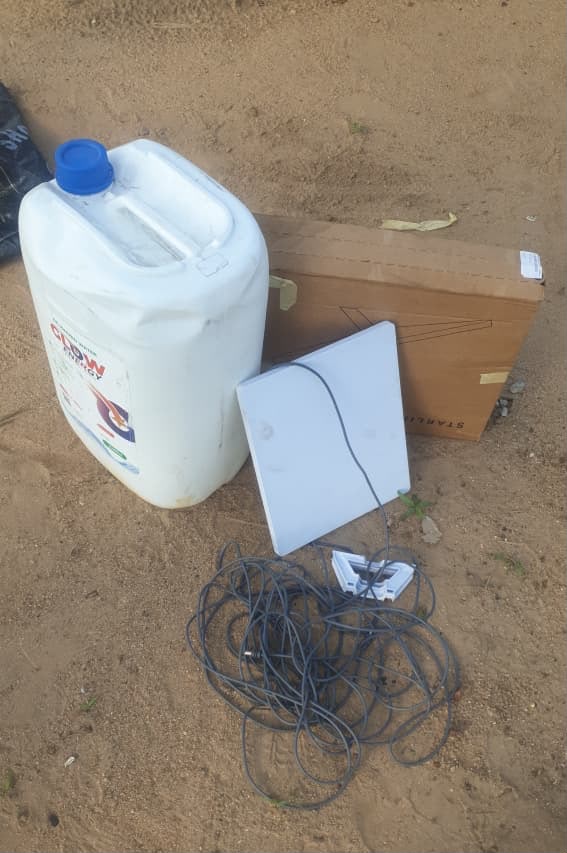 Troops Arrest Six Suspected Terrorist Logistics Suppliers, Recover Starlink Device, 202 Cartons of Herbicides in Borno

