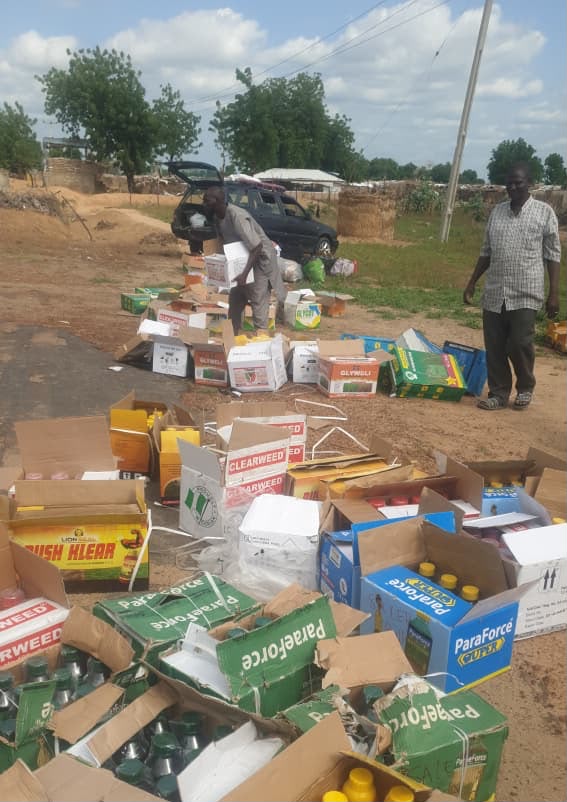 Troops Arrest Six Suspected Terrorist Logistics Suppliers, Recover Starlink Device, 202 Cartons of Herbicides in Borno
