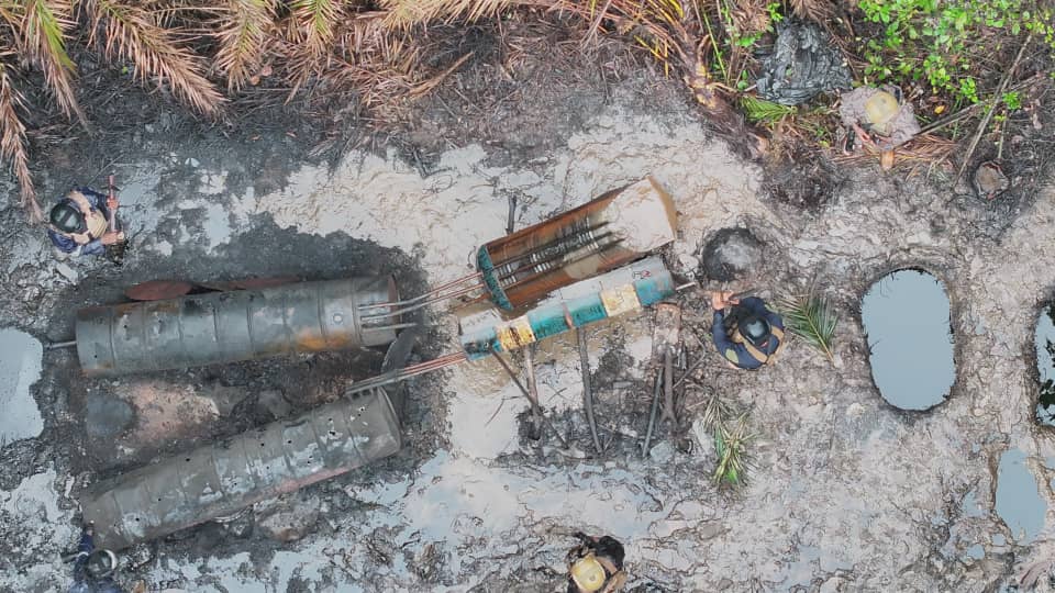 Navy Foils Illegal Refinery Expansion, Recovers 104,000 Litres of Suspected Stolen Crude in Rivers
