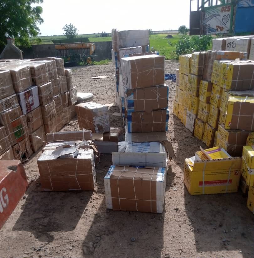 Troops arrest five suspected terrorist logistics suppliers in Borno, intercept medical consignments
