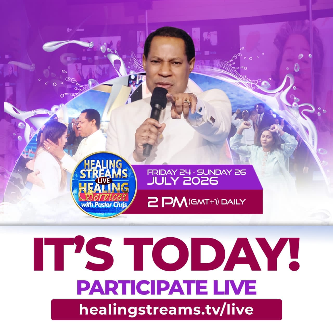 THE WAIT IS OVER: Healing Streams Live Healing Services with Pastor Chris Begin Today
