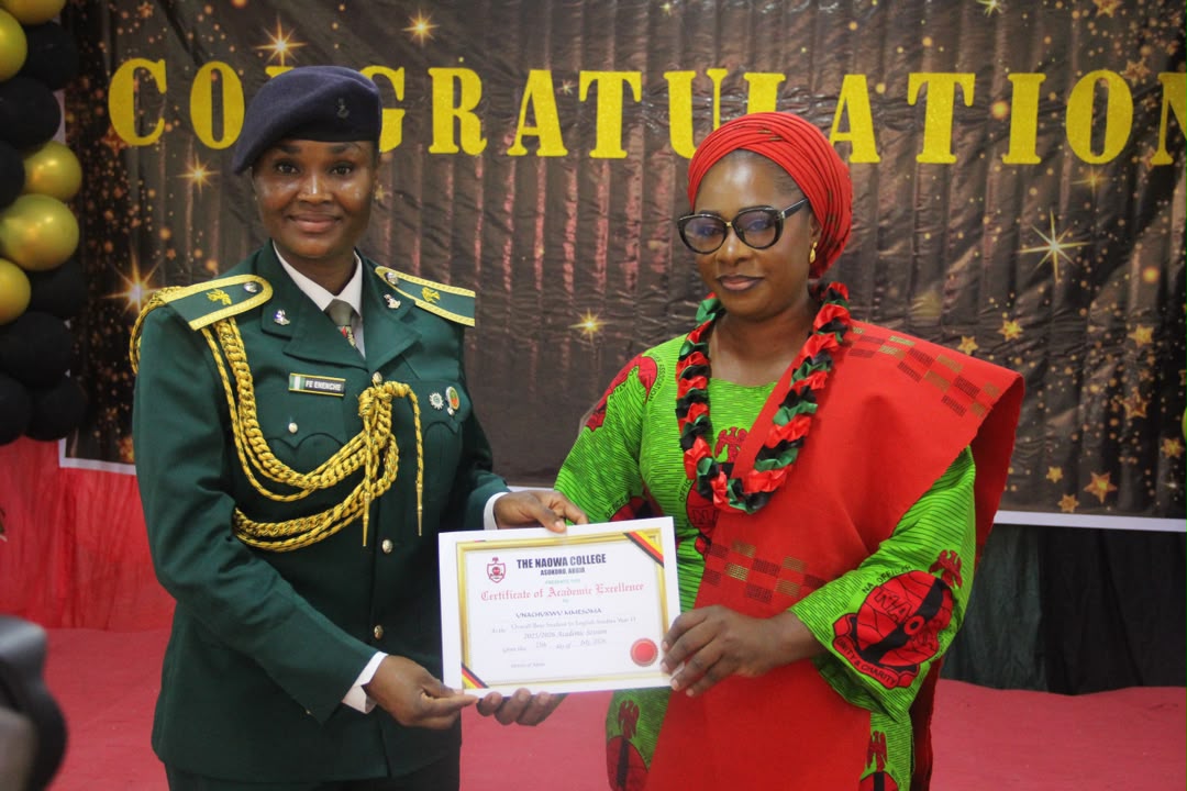 NAOWA College Asokoro celebrates Year 12 graduands, urges discipline, focus
