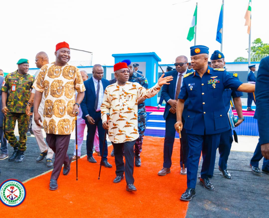 ‎Defence Minister Hails Otti Over NAF Facility, Pledges Stronger South-East Security