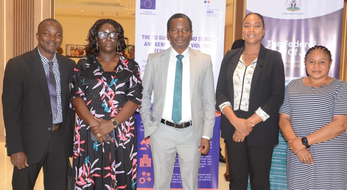 International IDEA, ESGBV Support Justice Ministry to Operationalise VAW Reporting Platform