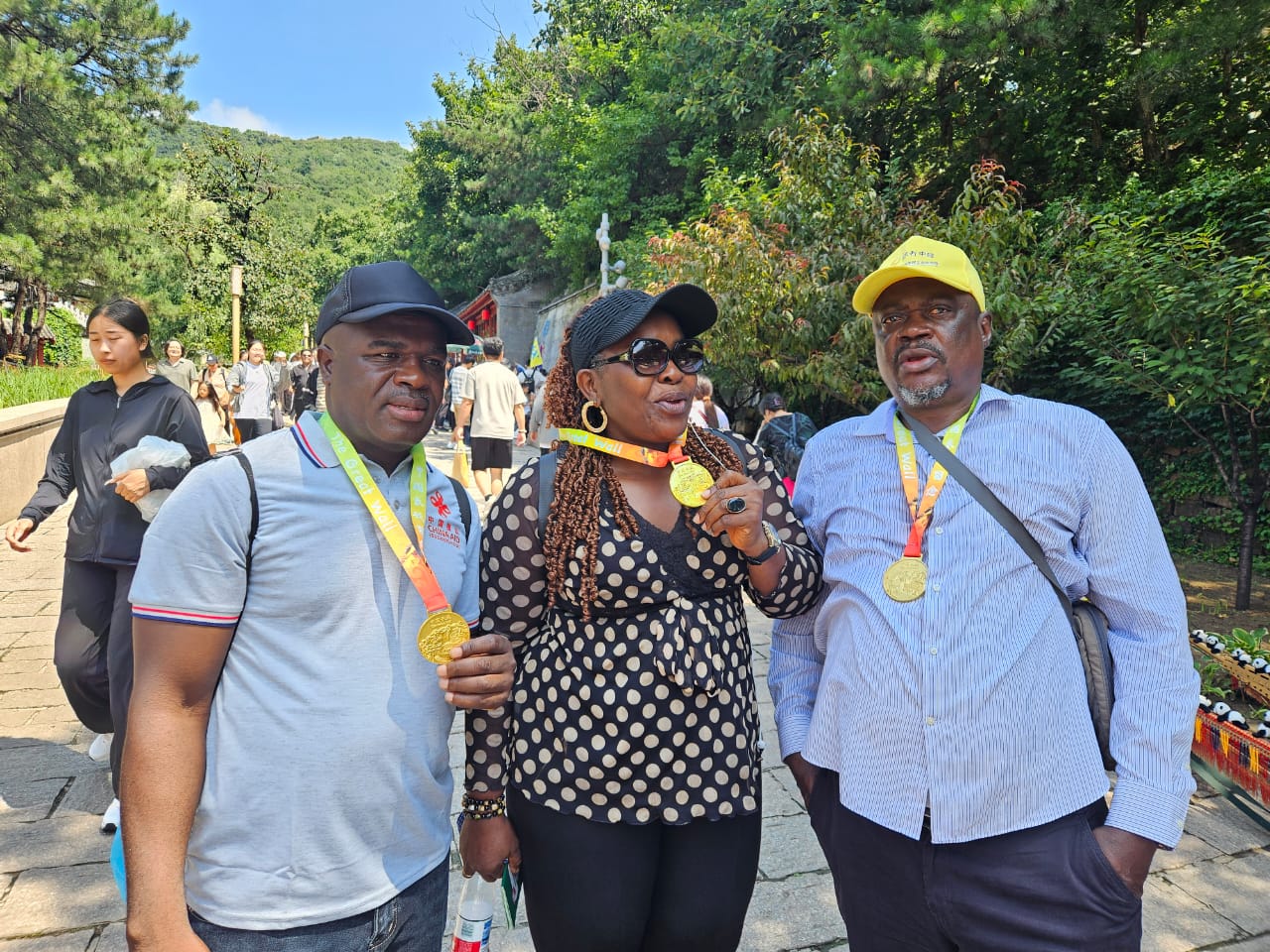 Local Government Chairman, Hon. Akposi Makes it to The Great Wall of China