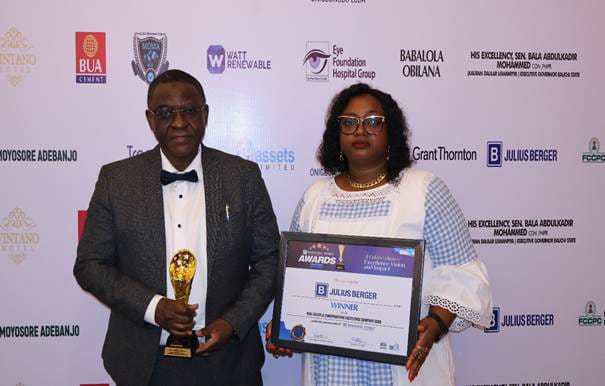 Julius Berger Wins Construction Excellence Award 2026
