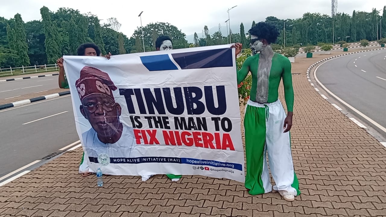 2027: HAI Takes Tinubu Re-election Campaign to Abuja Streets