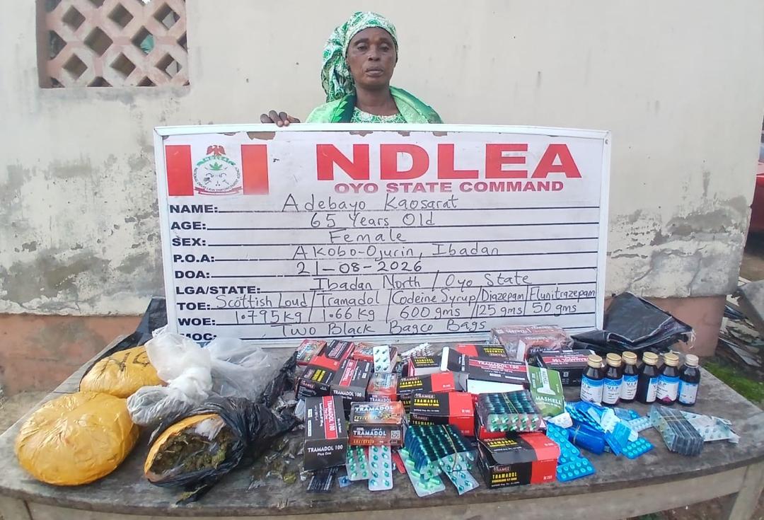 NDLEA Arrests 101-Year-Old Woman Over Cannabis, Seizes N4.4bn Thai Loud at Lagos Ports