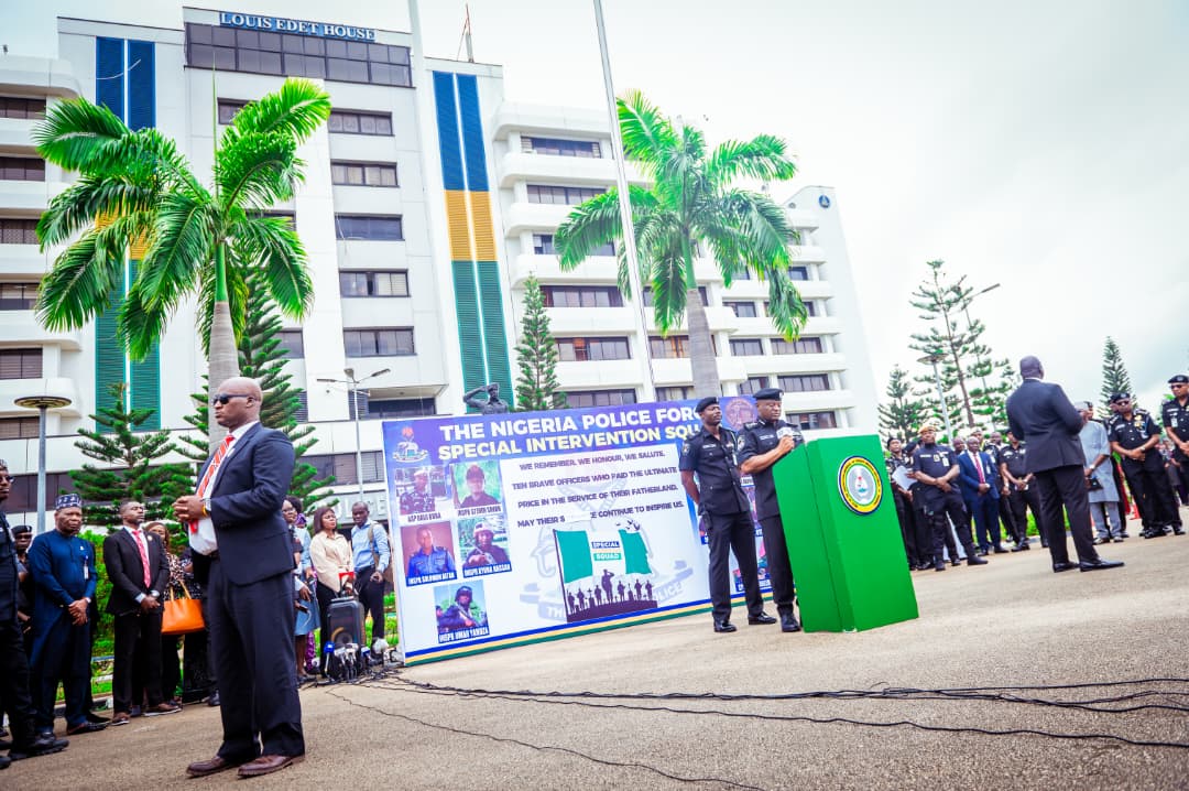 Ten police officers killed fighting bandits honoured in Abuja