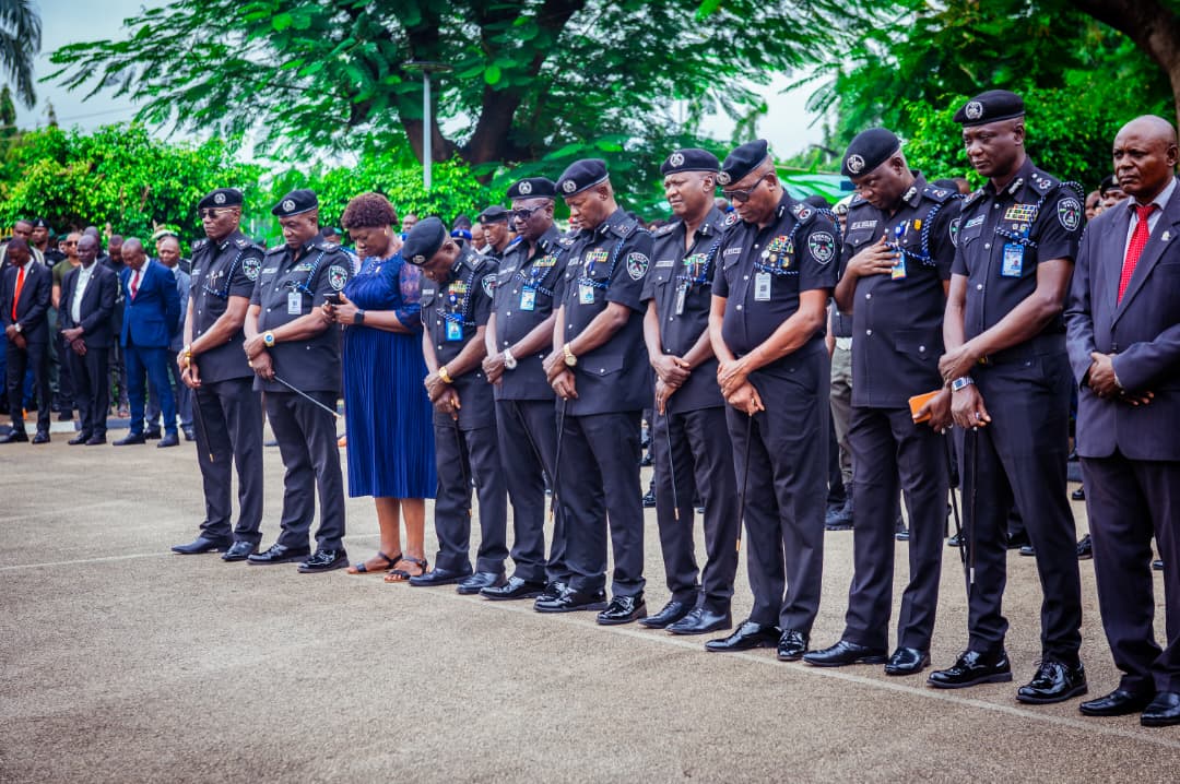 Ten police officers killed fighting bandits honoured in Abuja