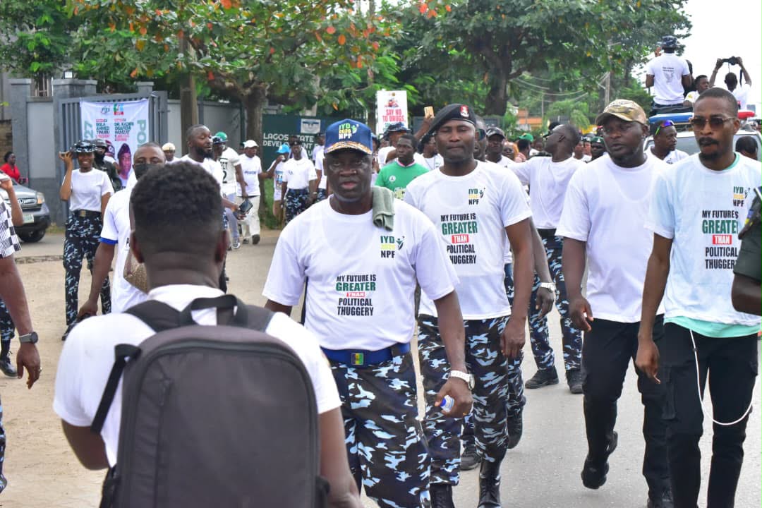 Lagos Police Lead Peace Walk, Launch Campaign Against Political, Digital Thuggery