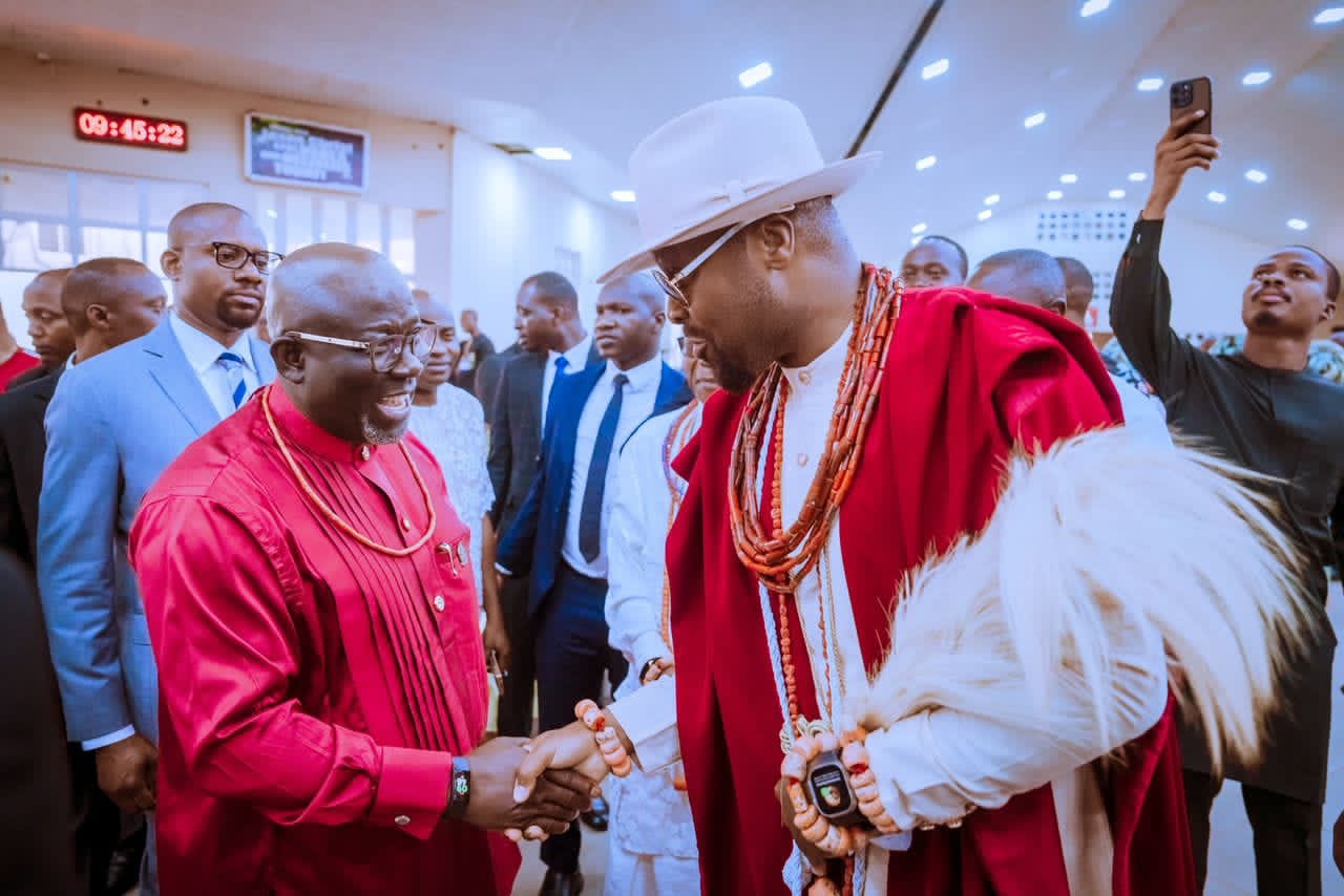 Governors, Top Government Functionaries, Traditional Rulers, Others Storm Asaba As Oborevwori’s Son, Innocent, Weds Tobore