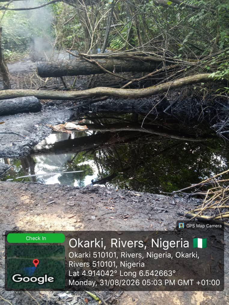 Nigerian Navy Discovers Approximately 99,000 Litres Of Suspected Stolen Crude, Illegally Refined AGO