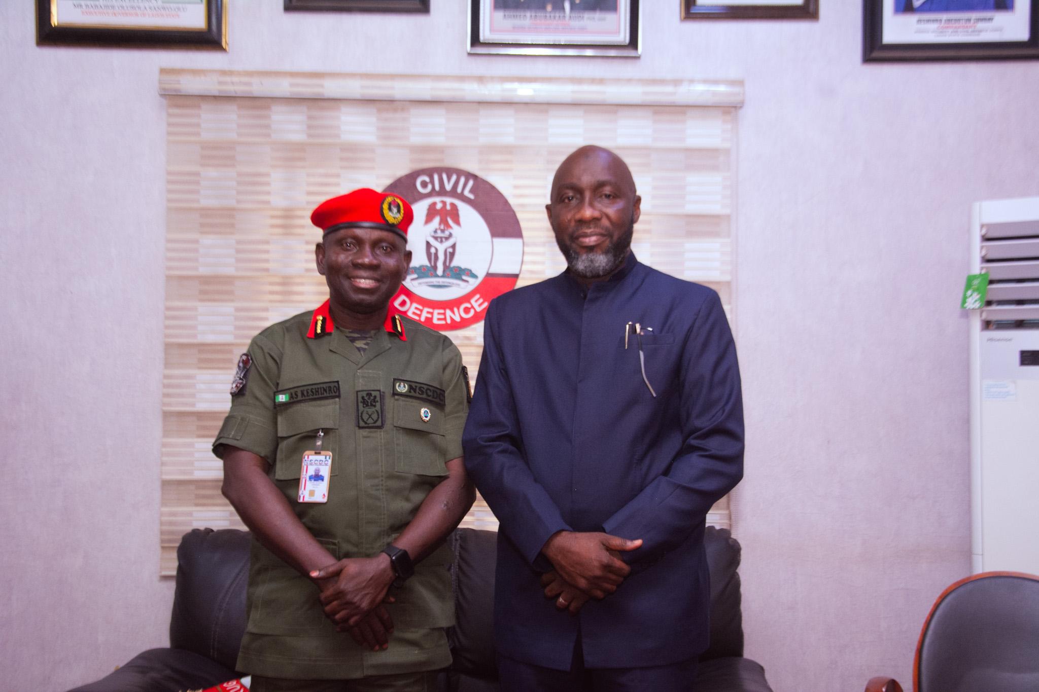 NSCDC, Lagos Housing Ministry move to secure estates, tackle abandoned buildings