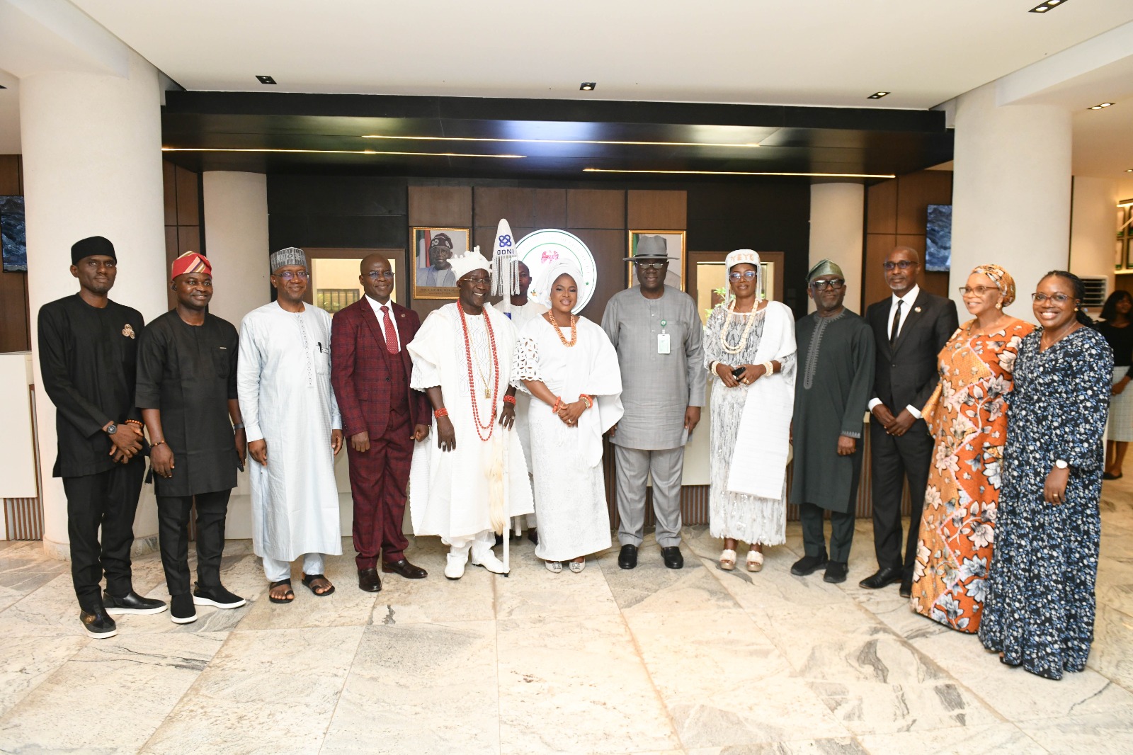 Ooni’s Wife, Yeye Afolashade, Others Pay Royal Visit to Head of Service