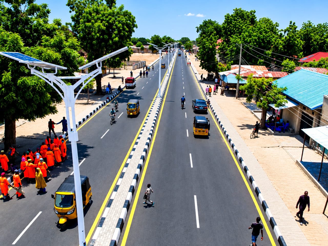 Zulum opens flyover bridge, road projects, 2 schools in Maiduguri