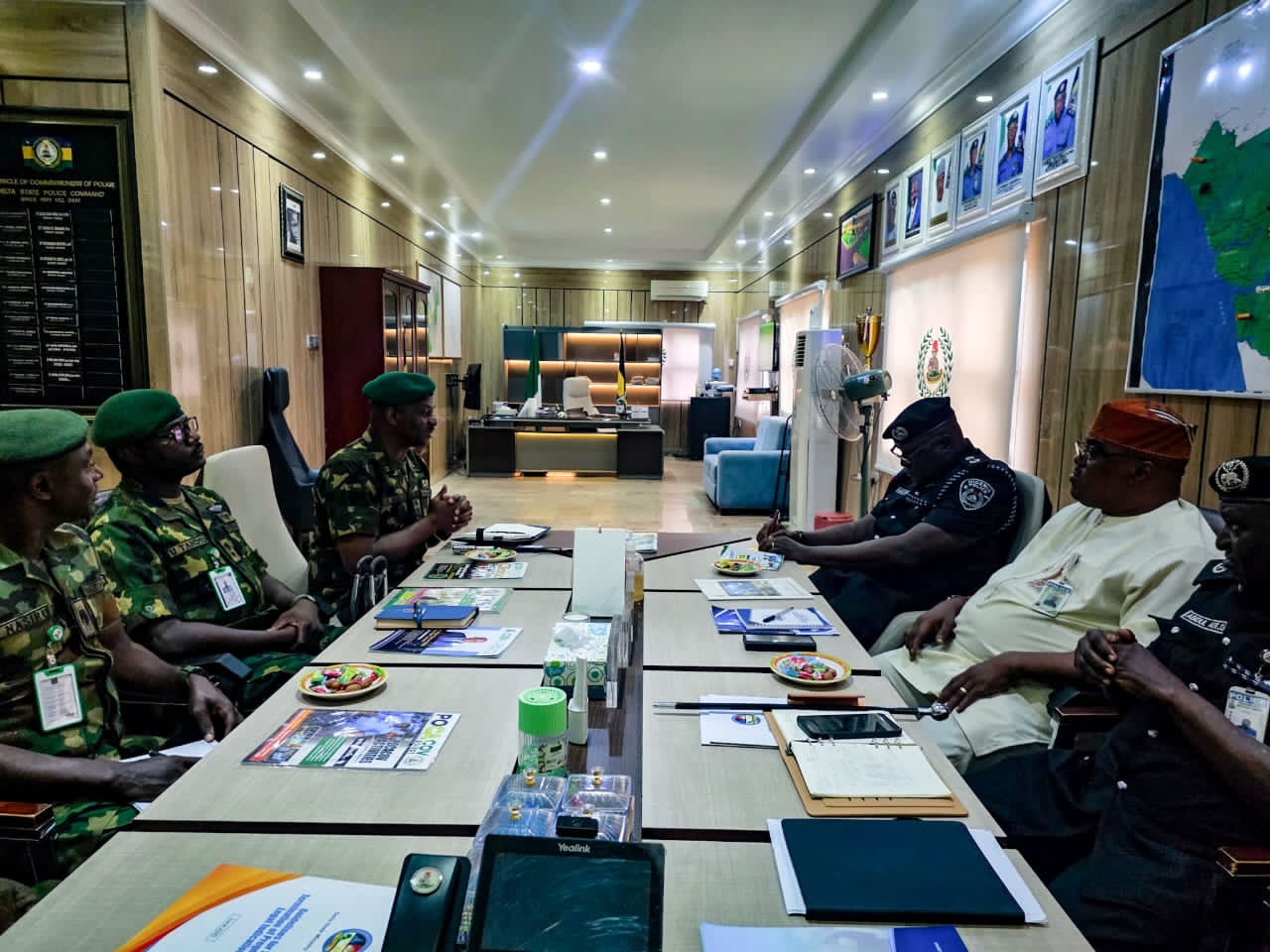 Delta CP, Army brigade commander seek closer security ties ahead of elections