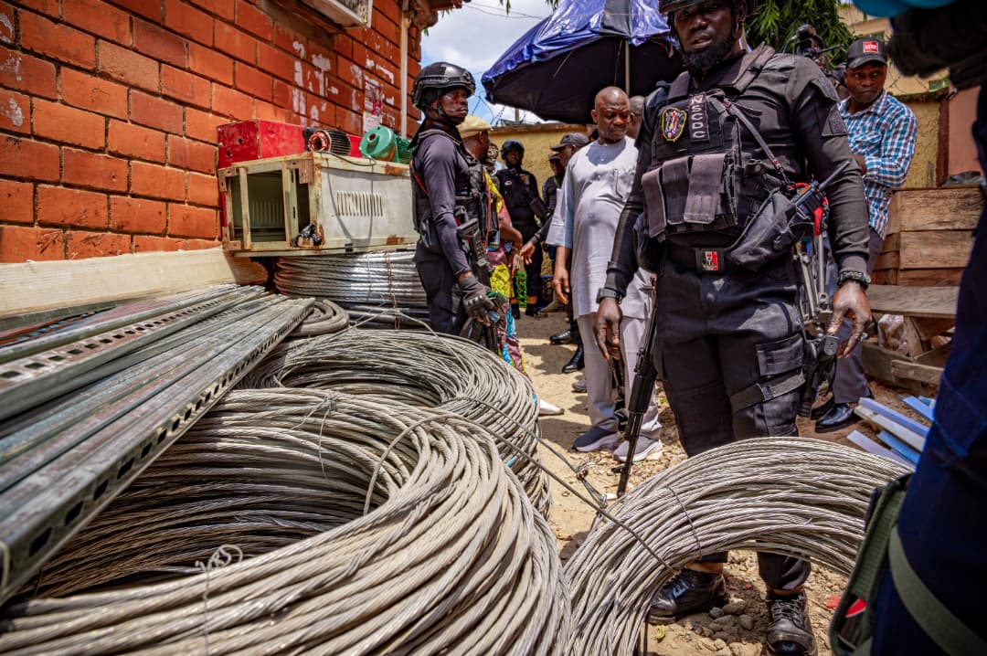 NSCDC arrests 13 over cable vandalism, car theft, human trafficking