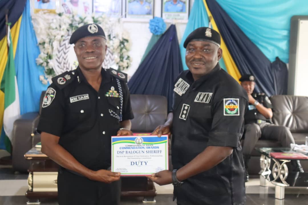 Ogun CP Rewards 39 Officers, Revives Culture of Merit in Police Command