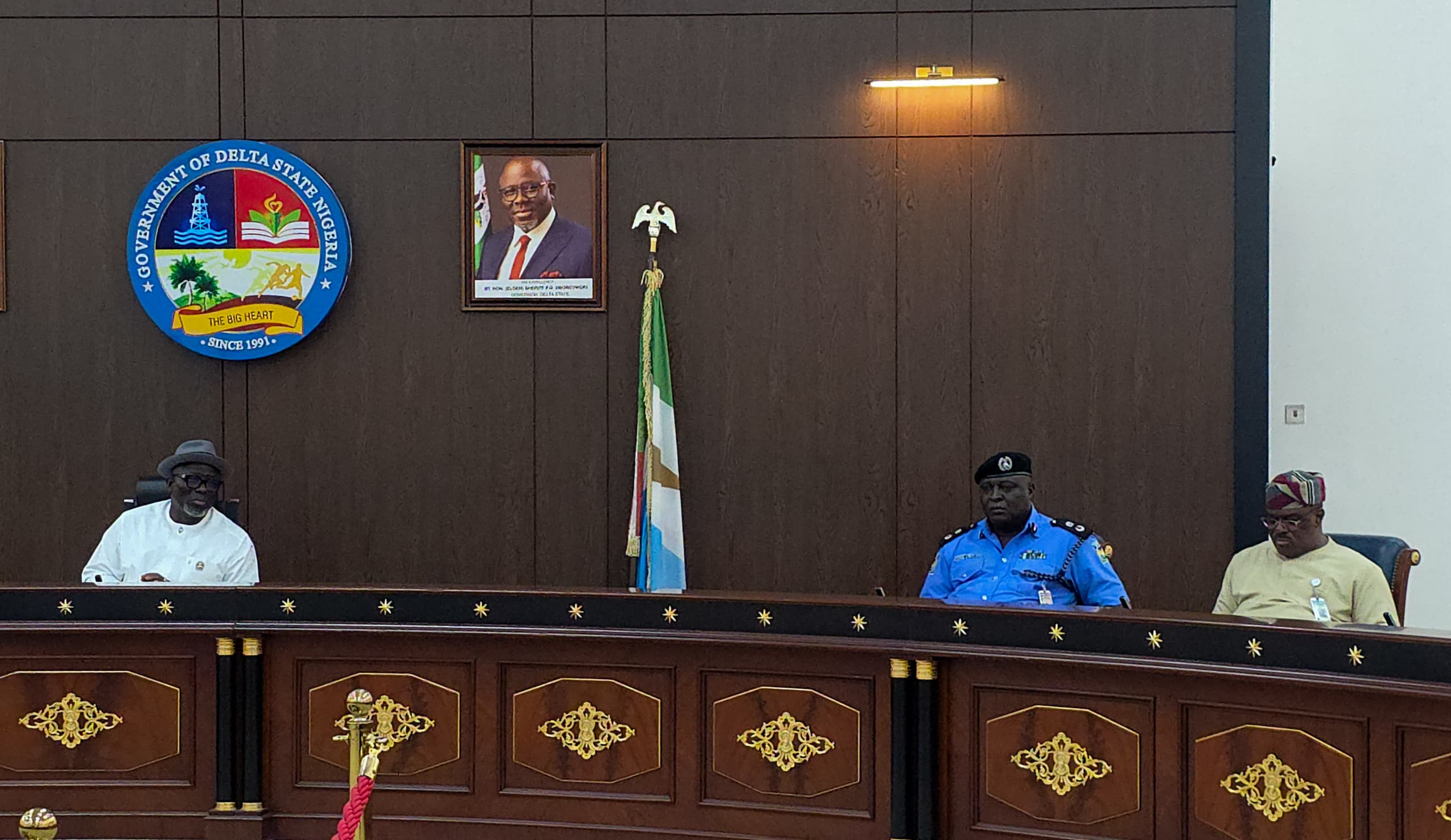 Delta CP Erale Vows Professionalism, Intelligence-Led Policing As He Meets Oborevwori